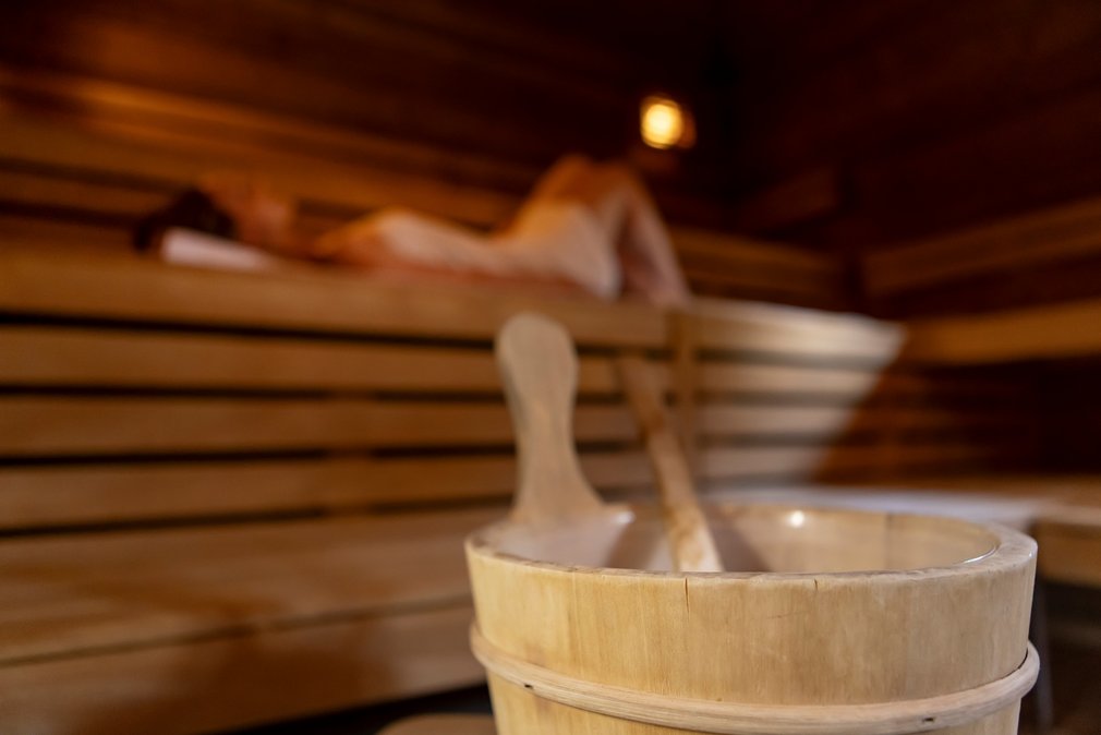 Sauna von innen